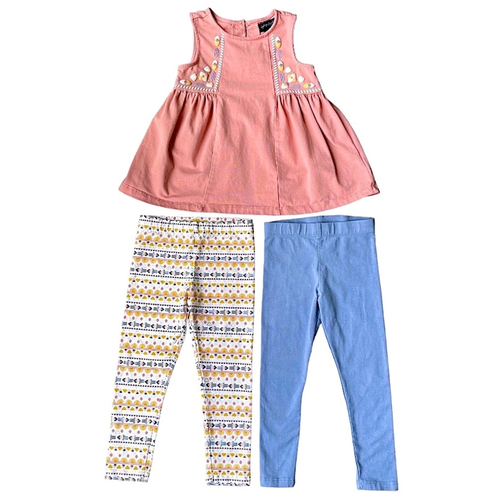 CYNTHIA ROWLEY ☀️ Toddler Girls’ Mix & Match 3-Piece Set | 2T